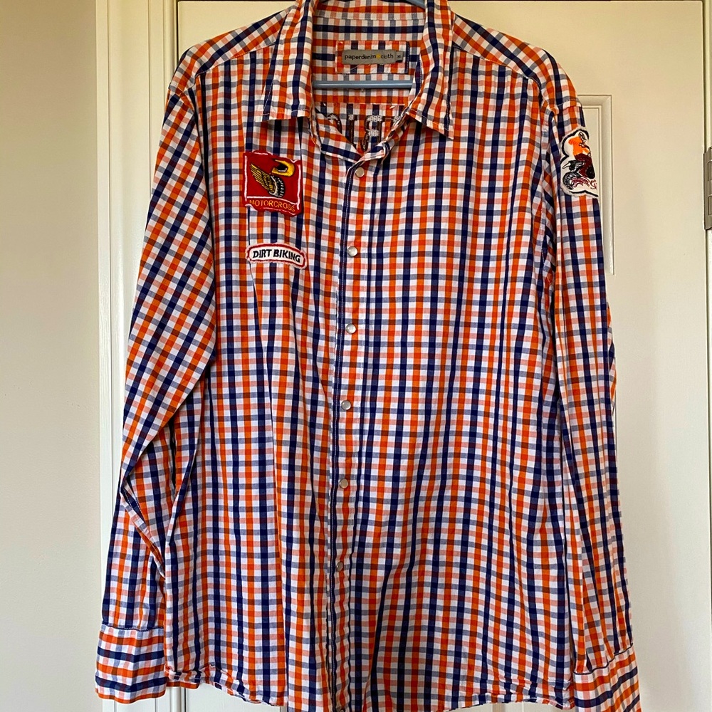 Men’s long sleeve casual shirt